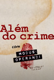 Além do Crime - Poster / Capa / Cartaz - Oficial 1