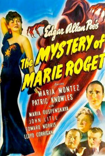 O Mistério de Marie Rogêt - Poster / Capa / Cartaz - Oficial 1