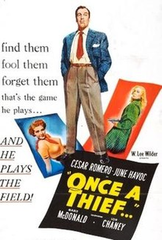 Poster 1 de Filme Once a Thief (1950)