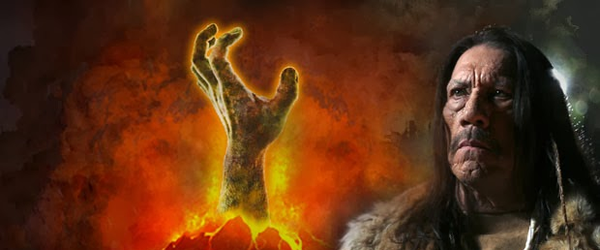 Danny Trejo enfrenta zumbis cobertos de lava em Volcano Zombies