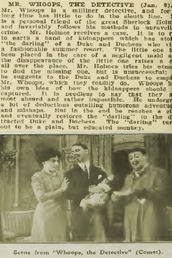 Poster de Filme Mr. Whoops, the Detective (1912)