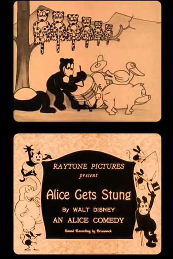 Poster de Curta Alice Gets Stung (1925)