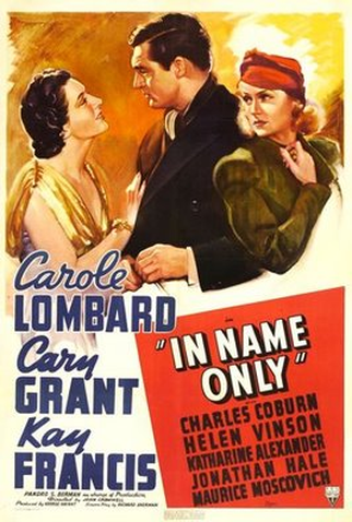 Poster 1 de Filme Esposa Só no Nome (1939)