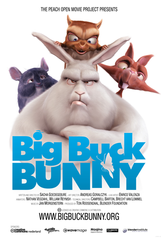 Poster 1 de Curta Big Buck Bunny (2008)