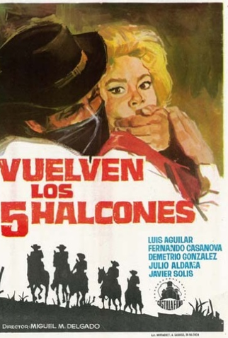 Poster 1 de Filme A Volta dos 5 Falcões Negros (1962)