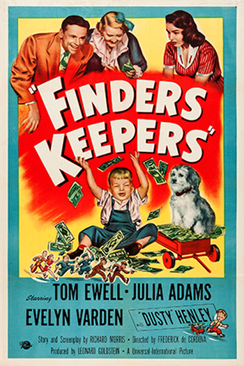 Poster de Filme Finders Keepers (1951)