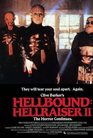 Poster 10 de Filme Hellraiser II: Renascido das Trevas (1988)