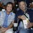 Roberto Carlos e Erasmo Carlos na pré-estreia de Minha Fama de Mau