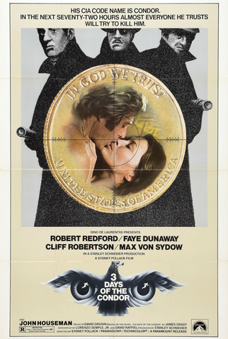 Poster 10 de Filme Três Dias do Condor (1975)
