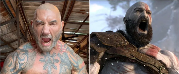 Dave Bautista exibe transformação física para viver Kratos na série de God of War