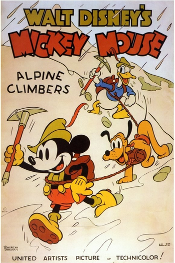Poster de Curta Os Alpinistas (1936)