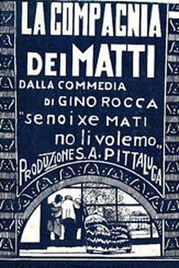 Poster de Filme La Compagnia dei Matti (1928)