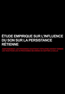 Empirical Study on the Influence of Sound on the Persistence of Vision (Etude empirique sur l'influence du son sur la persistance rétinienne)