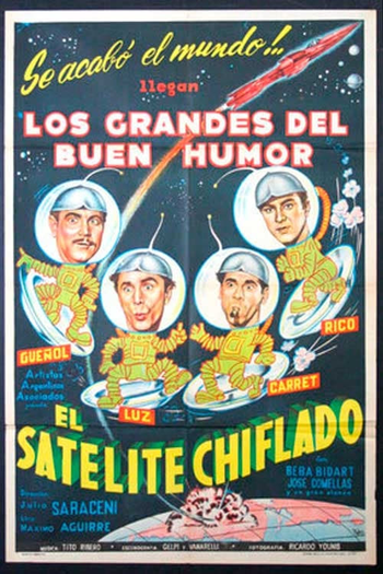 Poster de Filme El satélite chiflado (1956)
