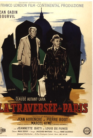 Poster 1 de Filme A Travessia de Paris (1956)