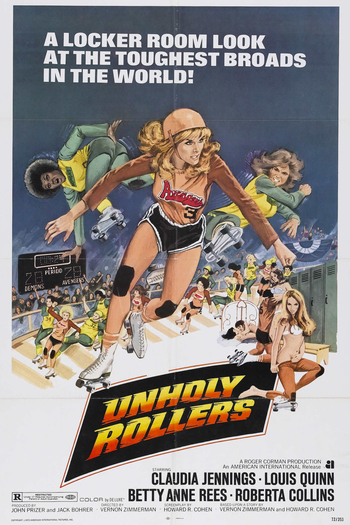 Poster de Filme The Unholy Rollers (1972)