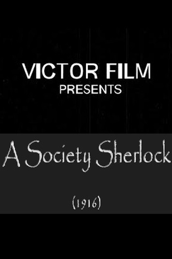 Poster de Curta A Society Sherlock (1916)