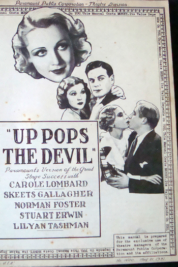 Poster de Filme Up Pops the Devil (1931)