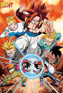 História Dragon Ball GT- Saga dos Meios Sangues - História escrita