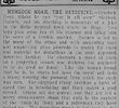 Hemlock Hoax, the Detective