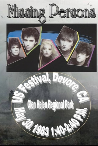 Poster 1 de Filme Missing Persons - US Festival (1983)