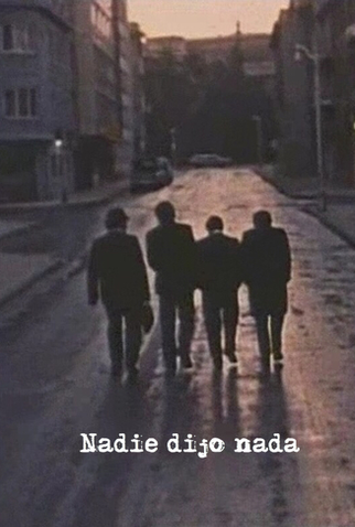 Poster 1 de Filme Ninguém disse nada (1971)