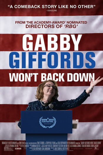 Poster de Filme Gabby Giffords Jamais se Renderá (2022)