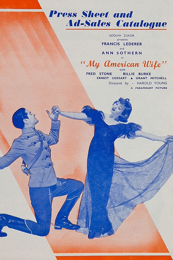 Poster de Filme Minha Esposa Americana (1936)