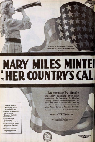 Poster 1 de Filme Her Country's Call (1917)