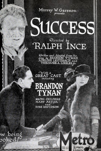 Poster de Filme Success (1923)