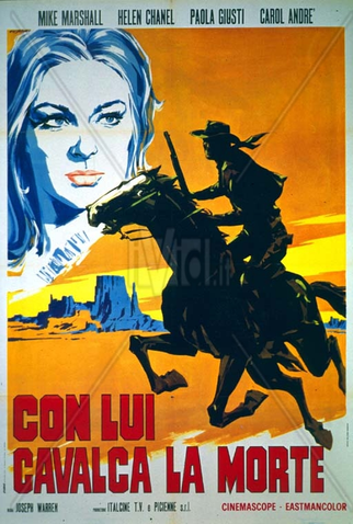 Poster 1 de Filme Com Ele Cavalga a Morte (1970)
