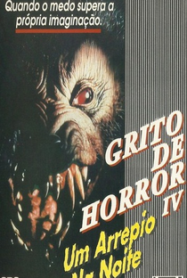 Grito de Horror IV: Um Arrepio na Noite - Poster / Capa / Cartaz - Oficial 3