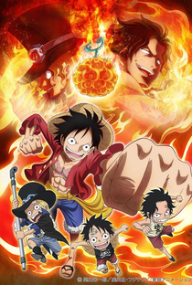 One Piece: Episódio do Sabo: O Laço dos 3 Irmãos. O Reencontro Milagroso e a Determinação Herdada - Poster / Capa / Cartaz - Oficial 1
