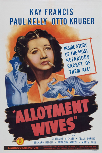 Poster de Filme Allotment Wives (1945)