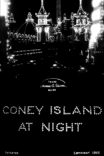  de Curta Coney Island at Night (1905)