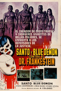 Santo e Blue Demon Contra o Dr. Frankenstein - Poster / Capa / Cartaz - Oficial 1