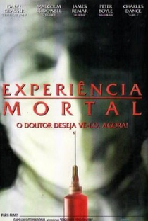 Experiência Mortal - Poster / Capa / Cartaz - Oficial 2