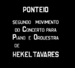 Ponteio – Segundo Movimento do Concerto para Piano e Orquestra de Hekel Tavares