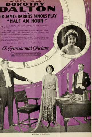 Poster 1 de Filme Half an Hour (1920)