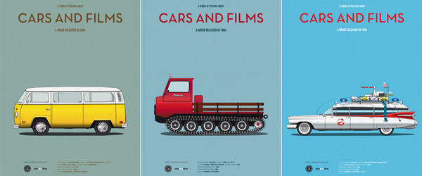 Carros e Filmes | Pôsteres que unem duas paixões