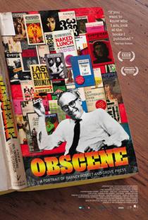 Obsceno: O Retrato De Barney Rosset E Groove Press - Poster / Capa / Cartaz - Oficial 1