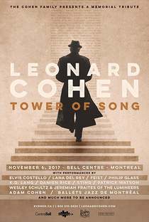Tower of Song: A Memorial Tribute to Leonard Cohen - Poster / Capa / Cartaz - Oficial 1