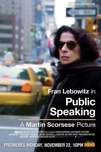 Poster de Filme Public Speaking (2010)