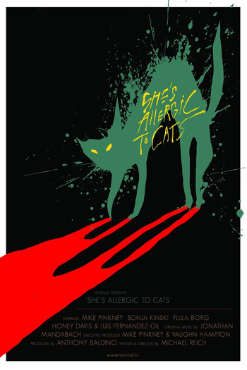 Poster de Filme She's Allergic to Cats (2017)