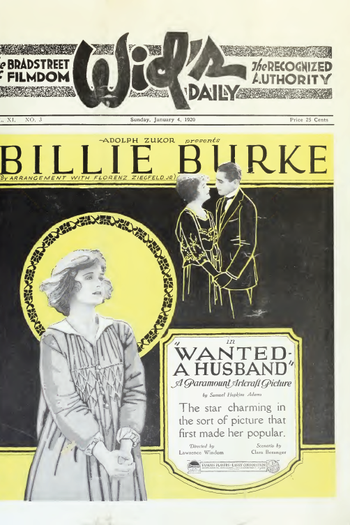 Poster de Filme Wanted: A Husband (1919)