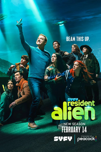 Poster de Série Resident Alien (3ª Temporada) (2024)