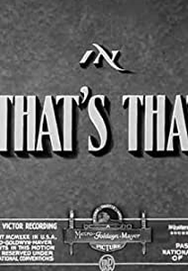 That's That! (That's That!)