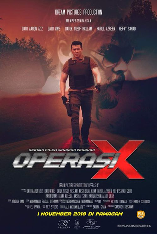 Poster 1 de Filme Operasi X (2018)