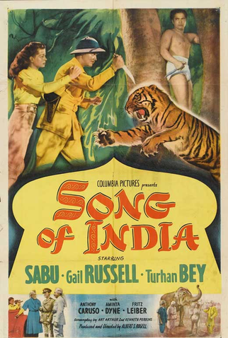 Poster 1 de Filme Canção da Índia (1949)