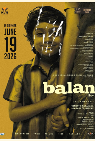 Poster 1 de Filme Balan: O menino (2026)